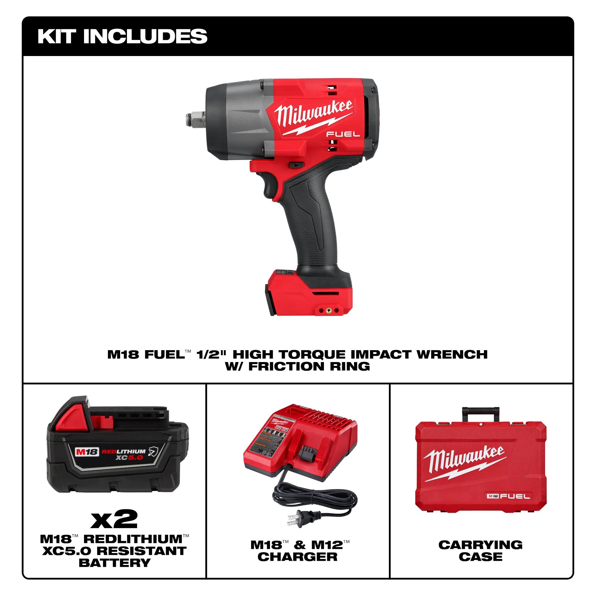Picture of Milwaukee Electric Tool 2967-22R 1/2 M18 Fuel High Torque Impact Wrench